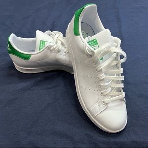Adidas Stan smith white and green (worn once)